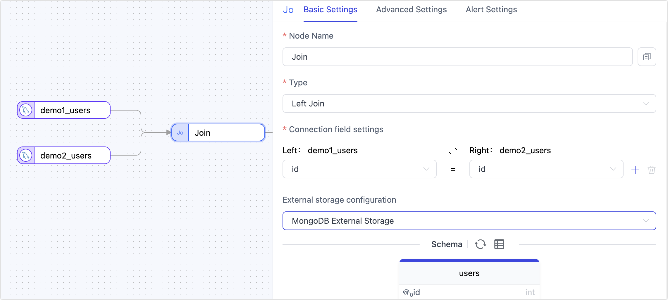 Join Processing Node